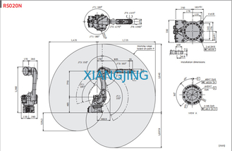 Kawasaki RS020N Digunakan Robot Arm 6 Axis Robot Pengelasan Otomatis