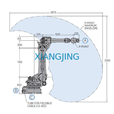 6 Axis Digunakan Lengan Robot Yaskawa Dengan Payload Gripper Untuk Robot Industri 180kg