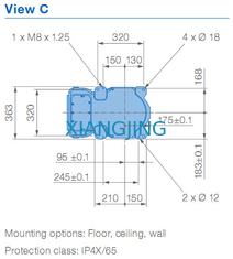 MPX1950 Digunakan Robot Yaskawa Untuk Melukis Robot Lengan 7kg Payload 1450mm