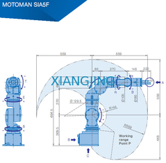 7 Axis Digunakan Yaskawa Robot SIA5F Pick And Place Machine 5kg Payload 559mm
