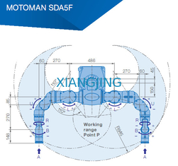 Robot Pick And Place Industri Bekas YASKAWA SDA5F 5kg Payload 845mm Arm Robots
