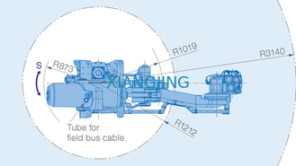 YASKAWA GP165R Digunakan Robot Arm 165kg Payload 3143mm Arm Robots